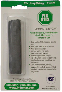 FIX STIX™ epoxy pipe repair